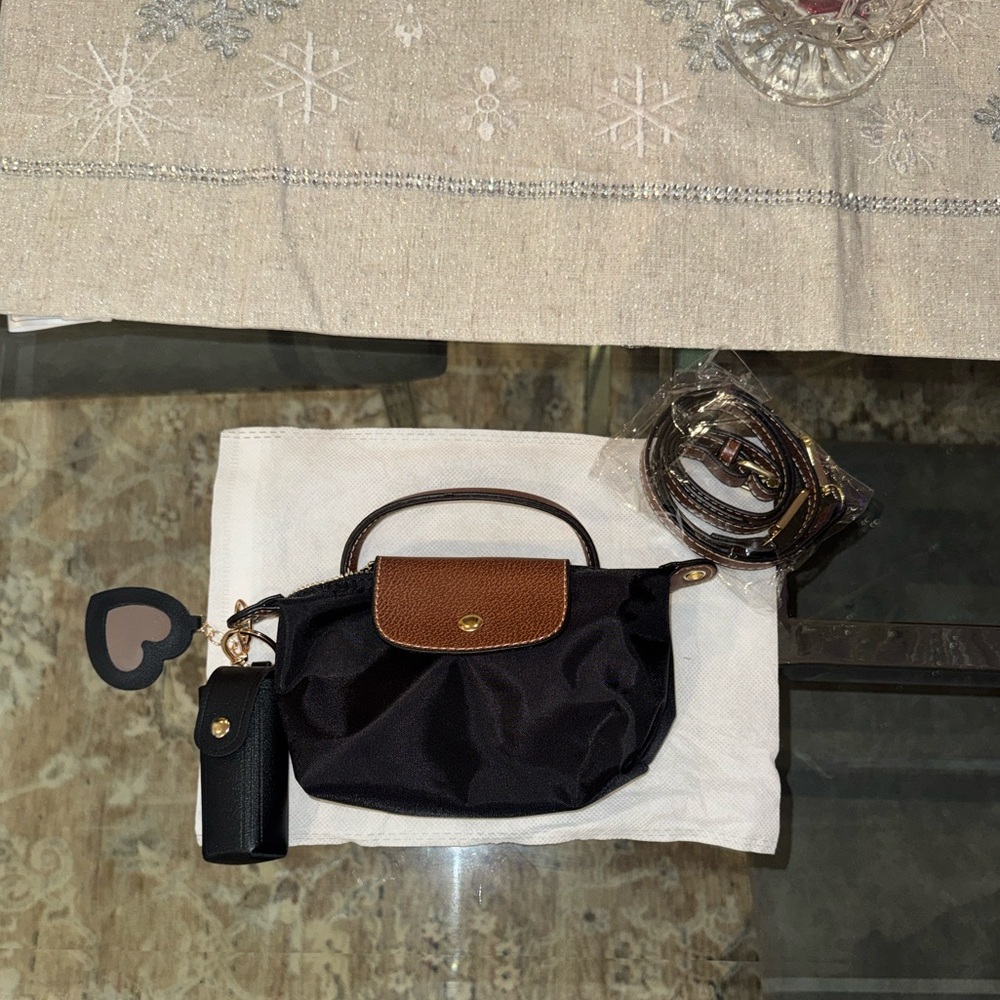 Brand new Elegant Black and Brown Women's Handbag